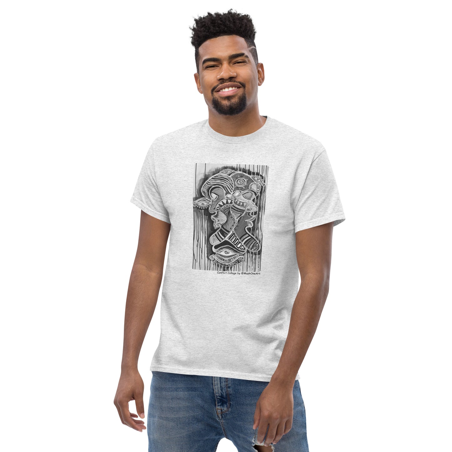 "Confict Collage" tee
