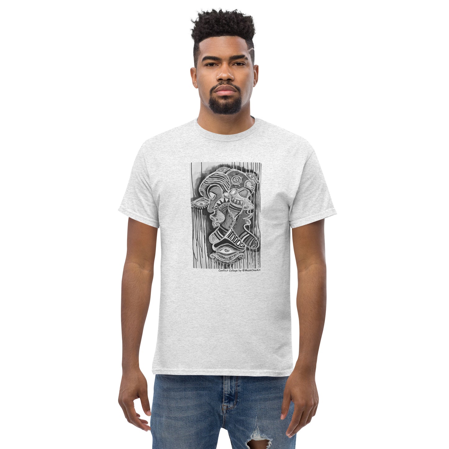 "Confict Collage" tee