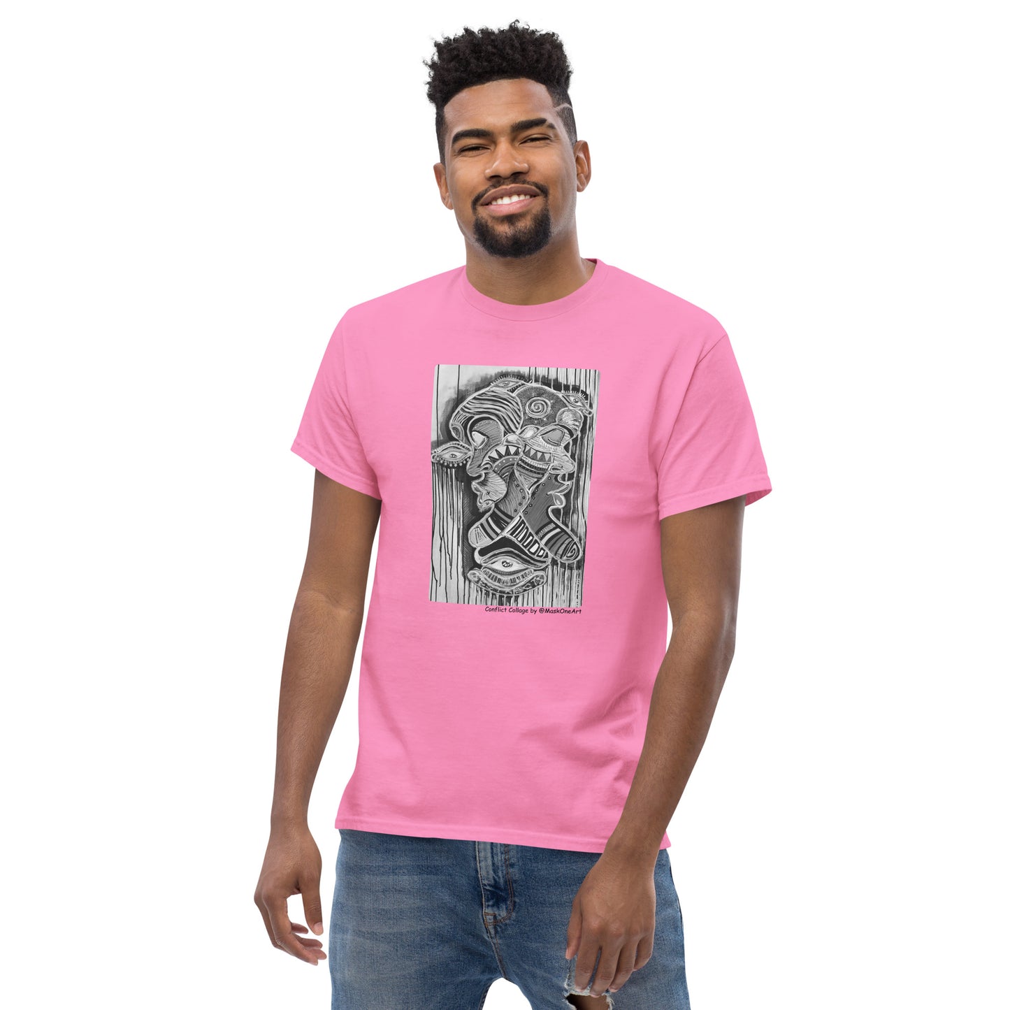 "Confict Collage" tee