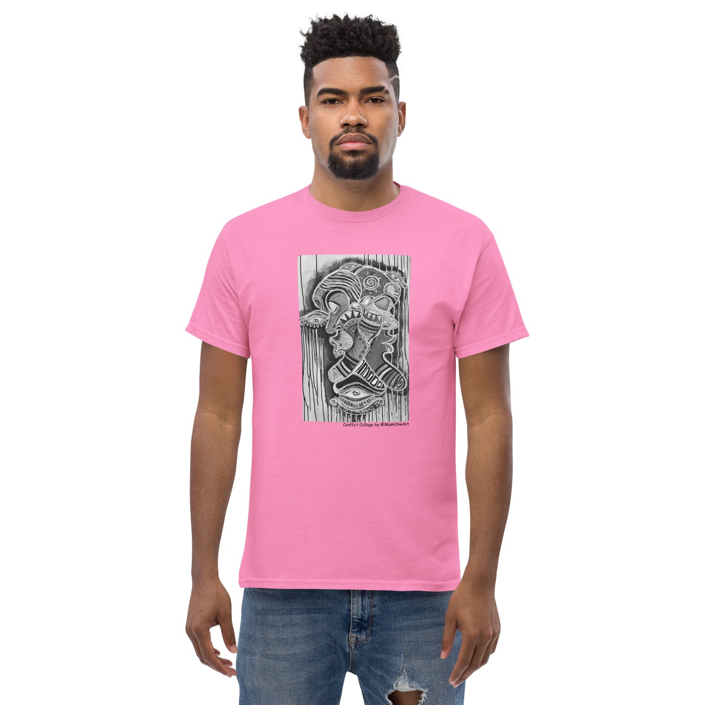 "Confict Collage" tee