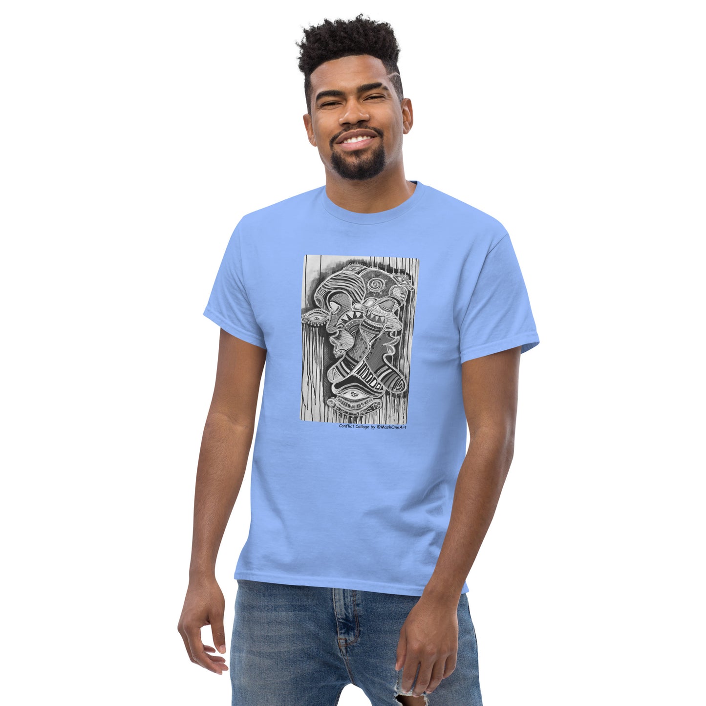 "Confict Collage" tee