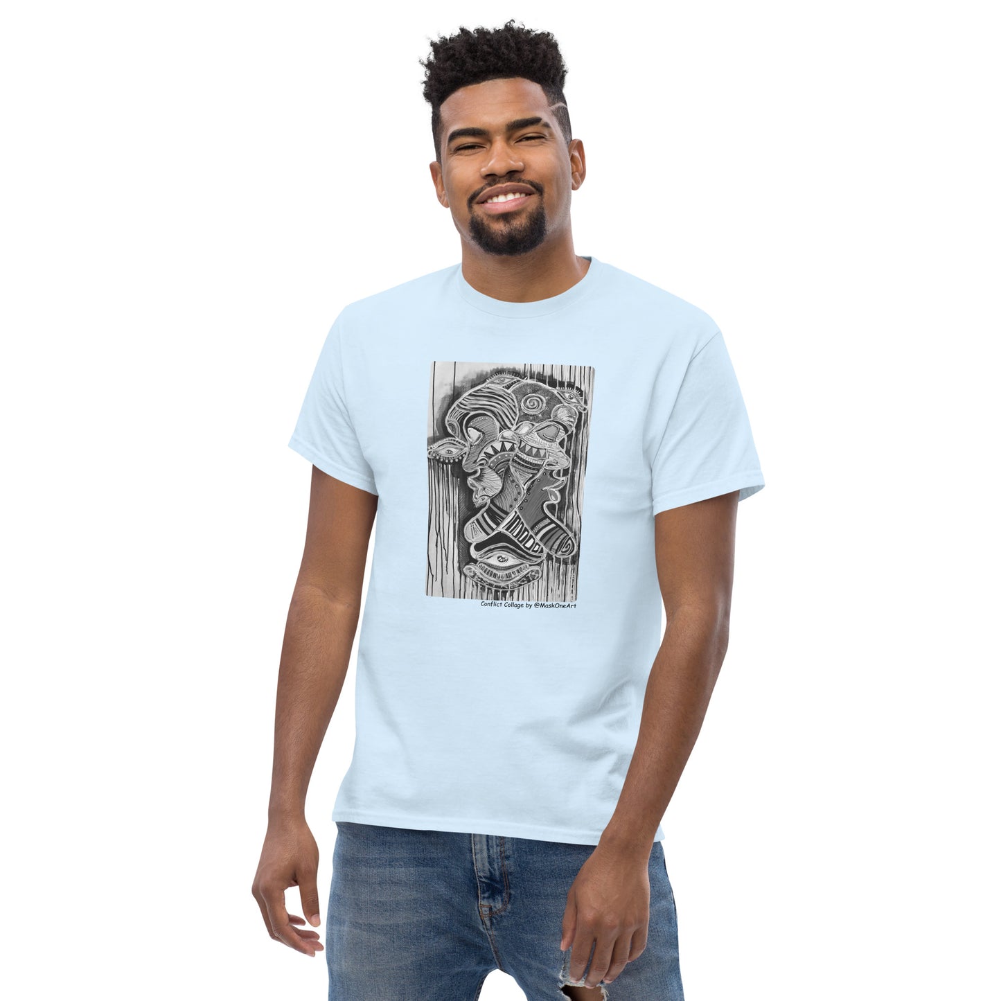 "Confict Collage" tee