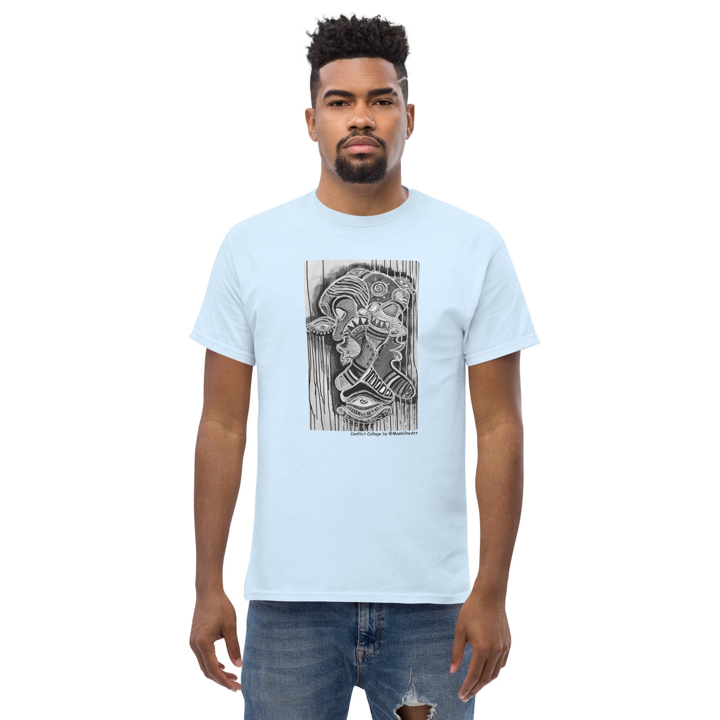 "Confict Collage" tee