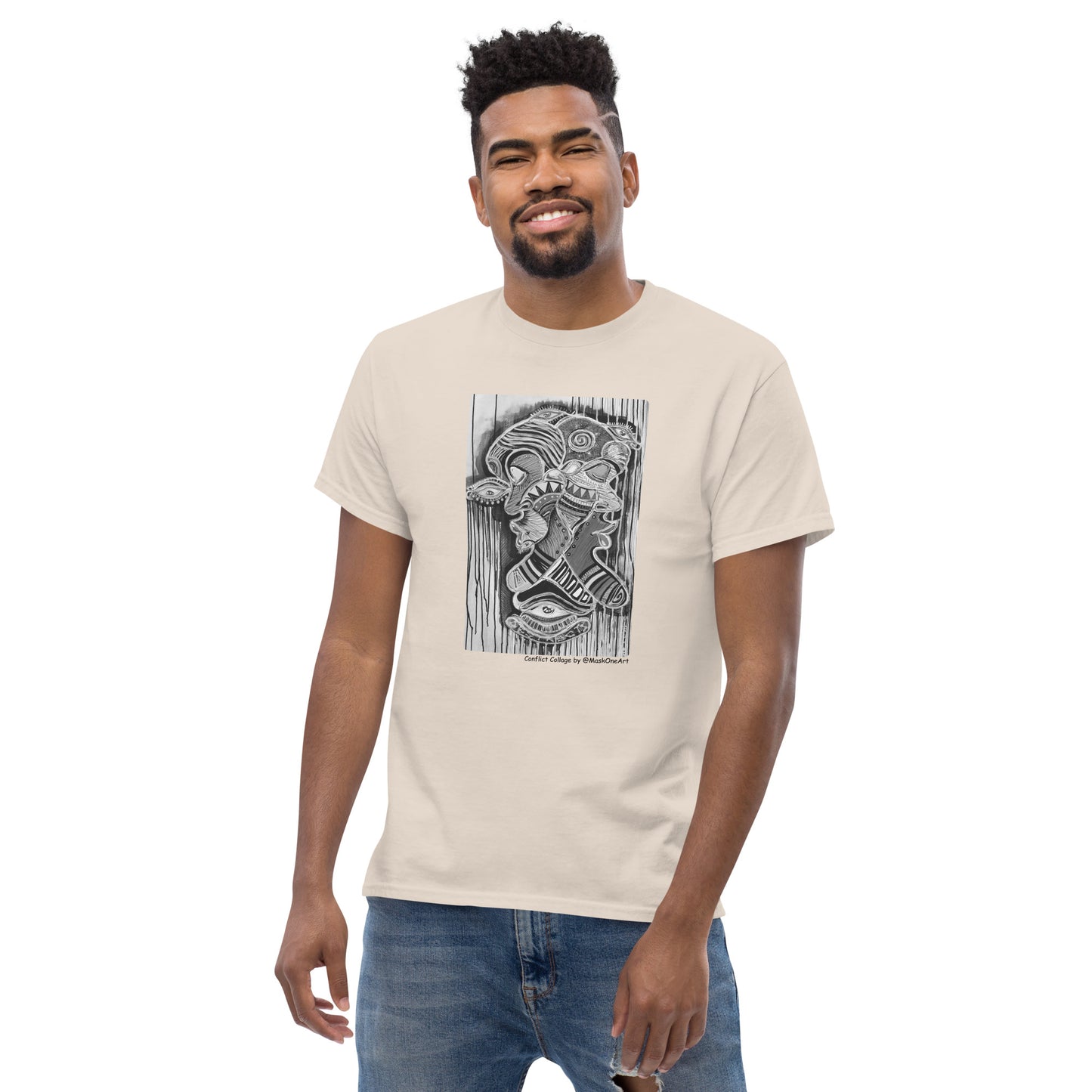 "Confict Collage" tee
