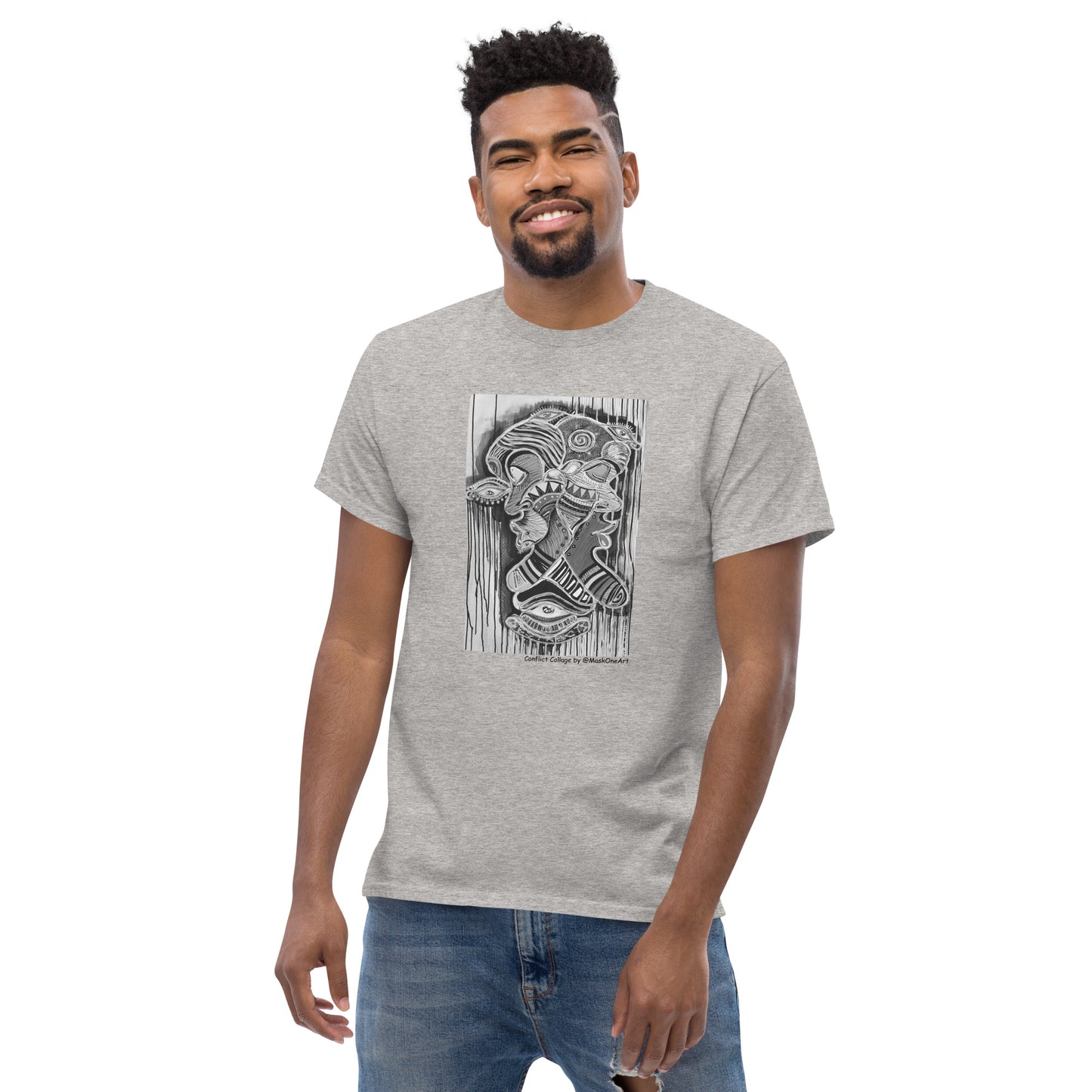 "Confict Collage" tee